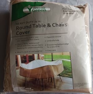 Village Green Table and Chairs Cover